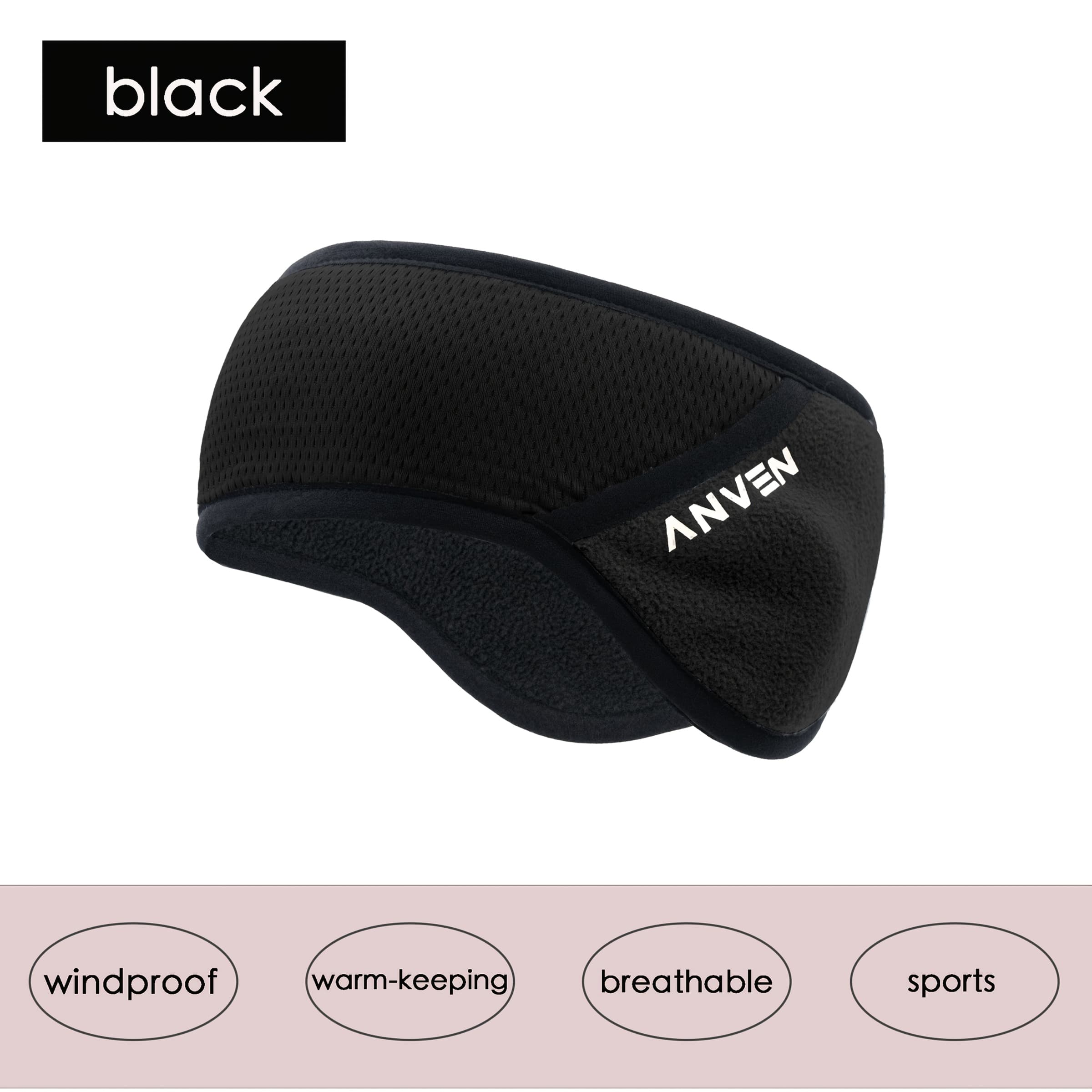 TEMU Winter Warm Earmuffs, Comfortable And Breathable, Unisex, Featuring A Windproof Ear-protecting Headband And A Glasses-, Suitable For Outdoor Sports Such As Running, Skiing And Cycling