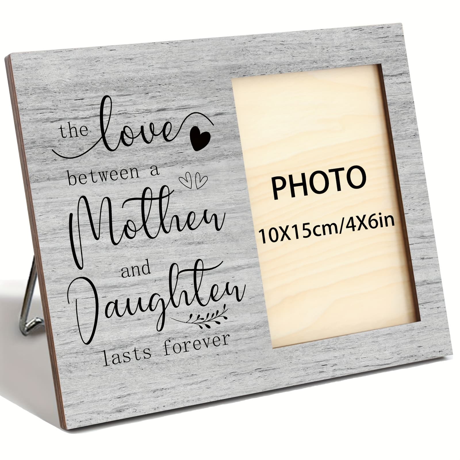 TEMU A Vintage Wooden Picture Frame Celebrating The Between A Mother And Daughter, Perfect For Gifts On Birthdays, , Or Christmas, Accommodating A 4x6 Inch Photo