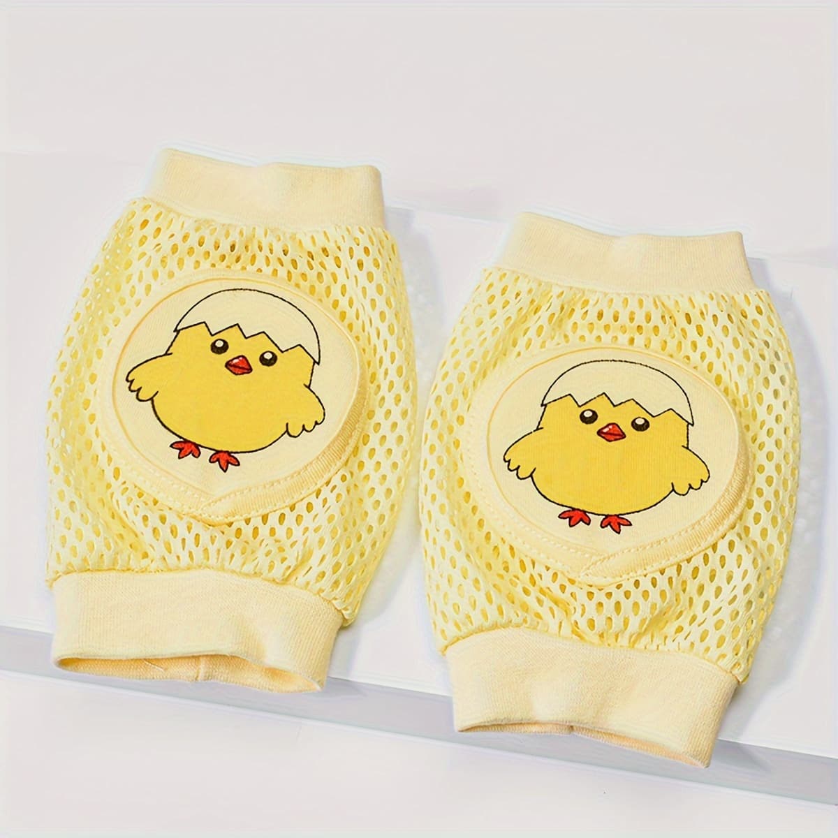 TEMU 1 Pair Of Baby Sock Covers, Toddler Sock Covers, Crawling Knee Sock Covers, Summer Thin Breathable Knee Pads
