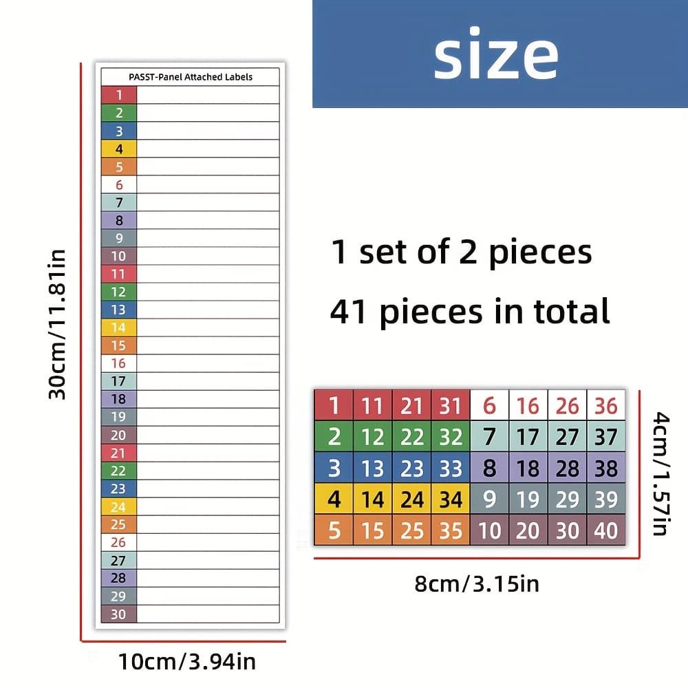 TEMU A Set Of Circuit Breaker Label Stickers Includes 41 Hand-written Groups, Designed For Use On Electrical Panels And Screens As Reminder And Labels