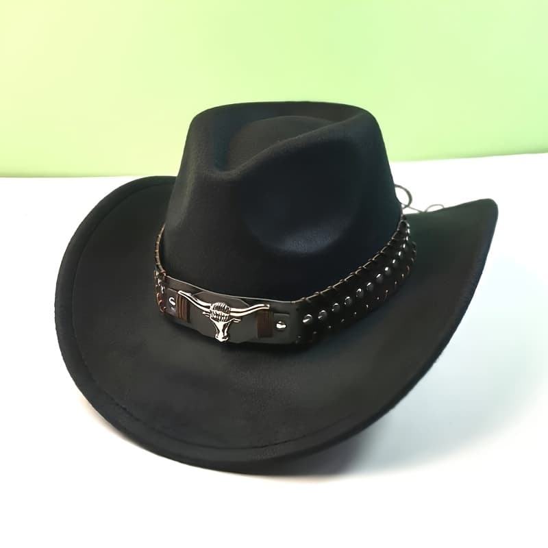 TEMU 1pc Classic Western Cowboy Hat With Belt , Wide Brim Jazz Hat Design For Spring, Summer, And Fall Outdoor Activities, Outdoor Headwear | Cowboy Hat, Cowboy Additions