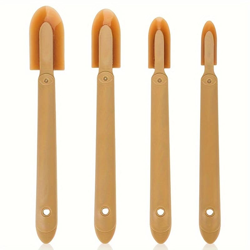 TEMU 4pcs Silicone Caulking Tool Set, Featuring Flexible-tip Sealant Finishing Tools And Ergonomic Handles. No Electricity Or Batteries Required, Facilitating Smooth Application And