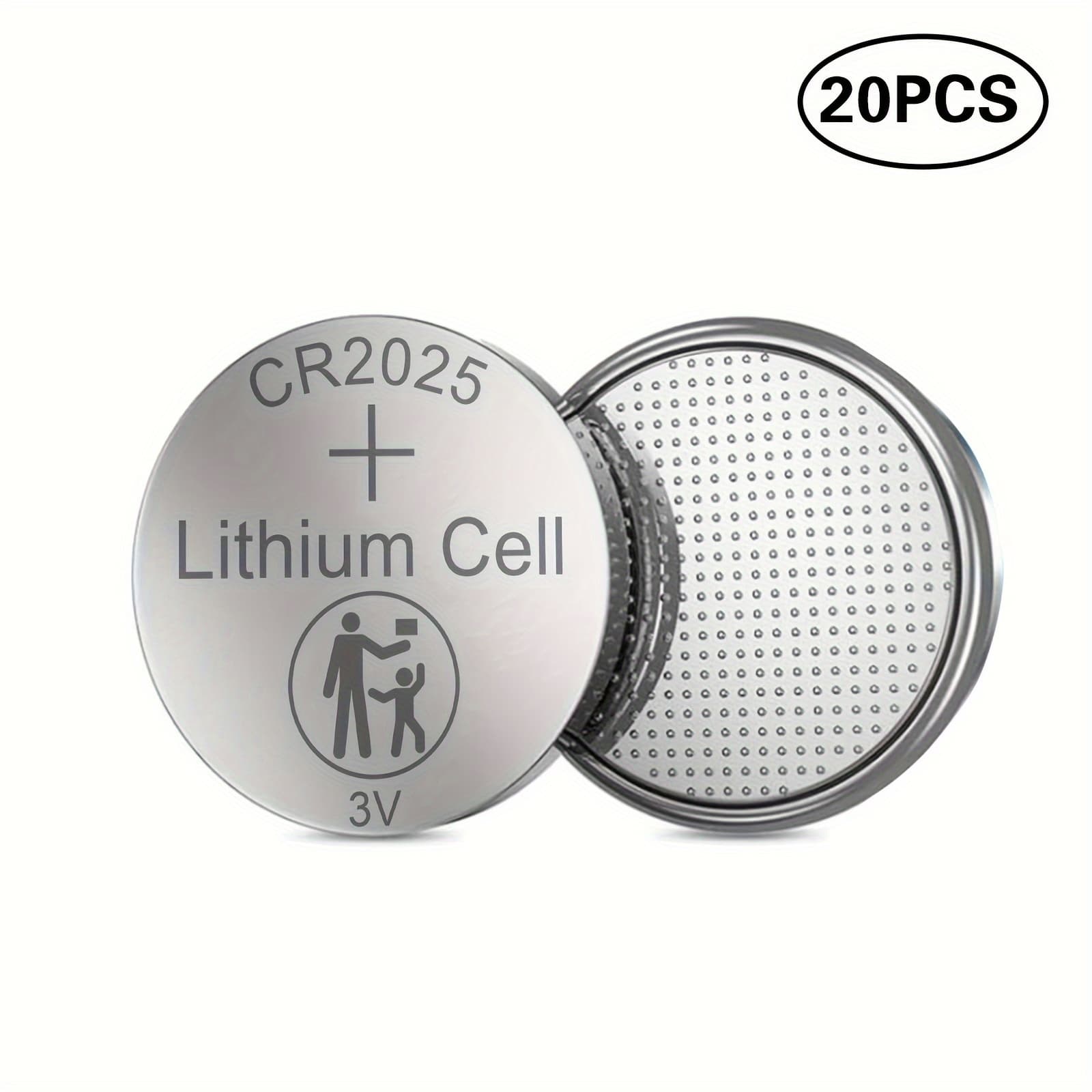 TEMU 3v Coin & Button Cell, Cr2025 Lithium Batteries