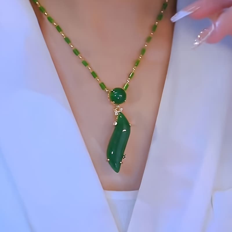 TEMU Fashionable Beauty Waist Necklace, Women's Versatile Light Luxury High-end Sweater Chain Suitable For Daily Wear And Christmas Gifts