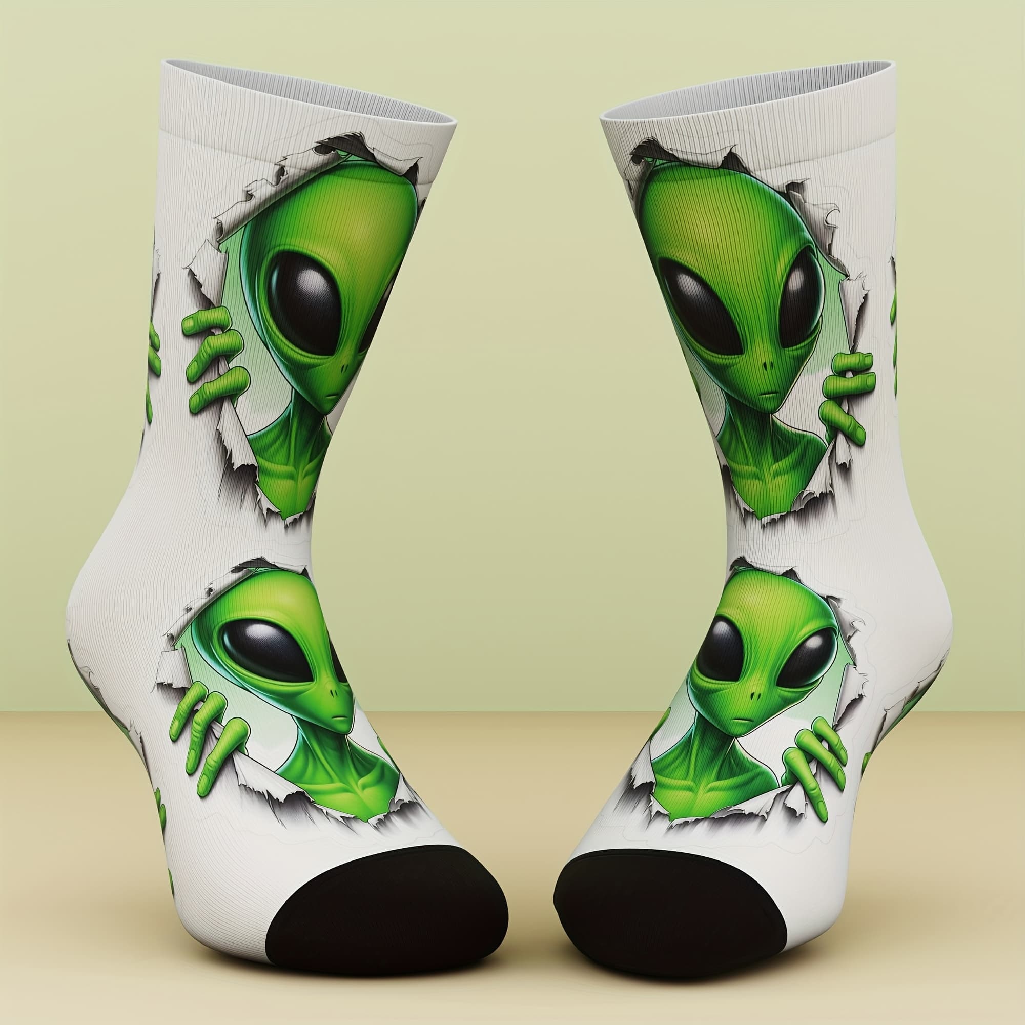 TEMU A Set Of Unisex Socks Featuring Imaginative Designs, Original And , Stylish And Cozy, For Any Season, Using 3d Digital Printing, Machine Washable, A Fun Gift For Sock Lovers