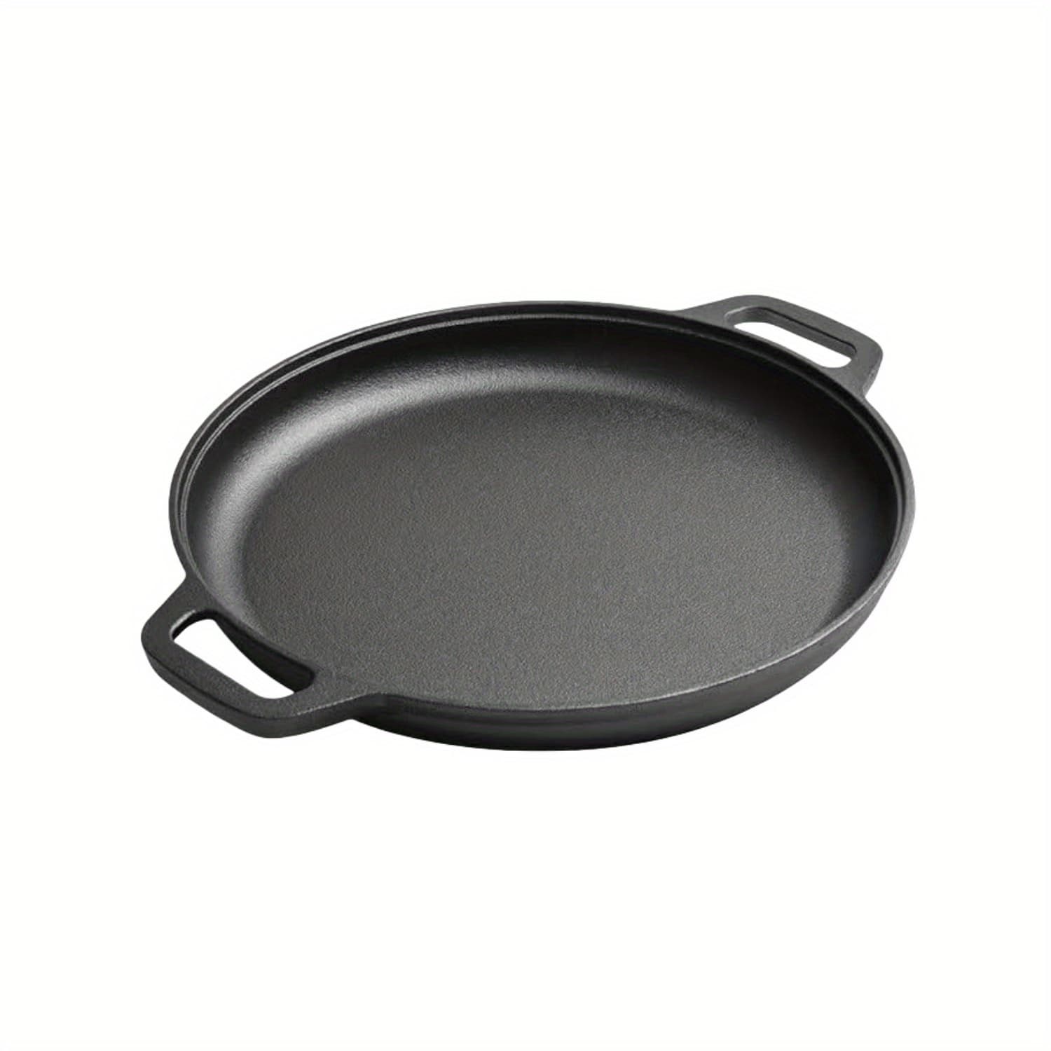 TEMU 1/ 2/ 3pcs Cast Iron Pan, Pre , Multifunctional, , For , Home Kitchens, Outdoor Cooking, Durable, -heating, Versatile, Compatible With All Stoves, Perfect For Home Kitchens And Outdoor Cooking