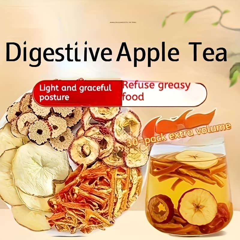 TEMU Digestive Tea - 200g Herbal Tea Bags - Natural Fruit Flavor