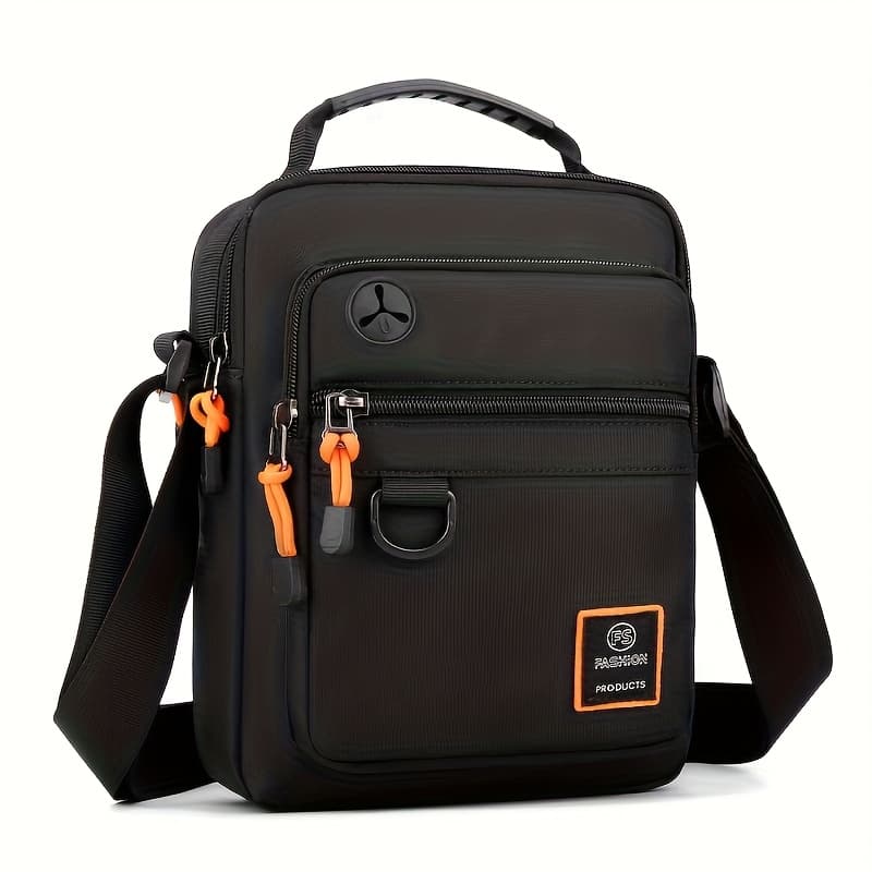 TEMU Fashionable Men's Casual Shoulder Bag For Daily Commuting, Multifunctional Small Backpack