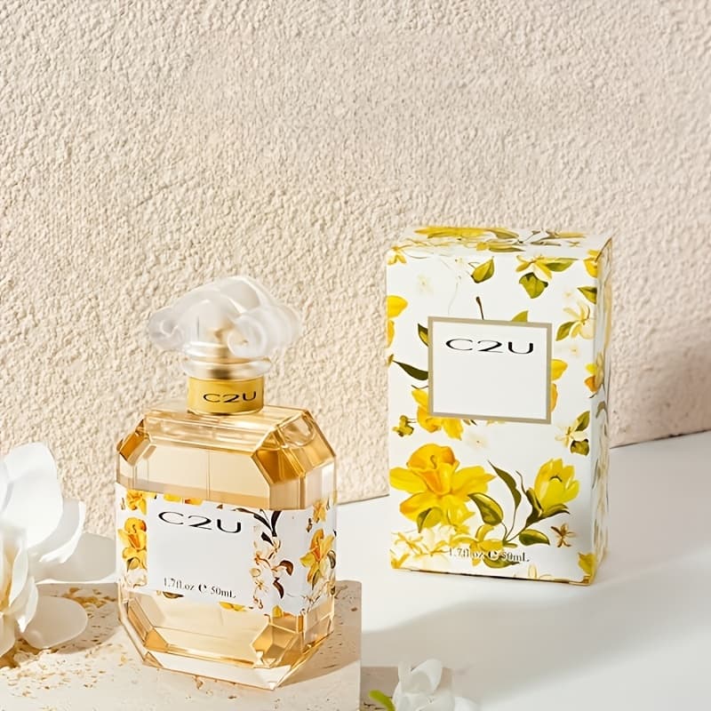 TEMU 50ml Eau De Toilette Set For Women Herbal Scent Dating Travel Set Women Perfume Valentine's Day Suitable Holiday Gifts Gift Box Perfume