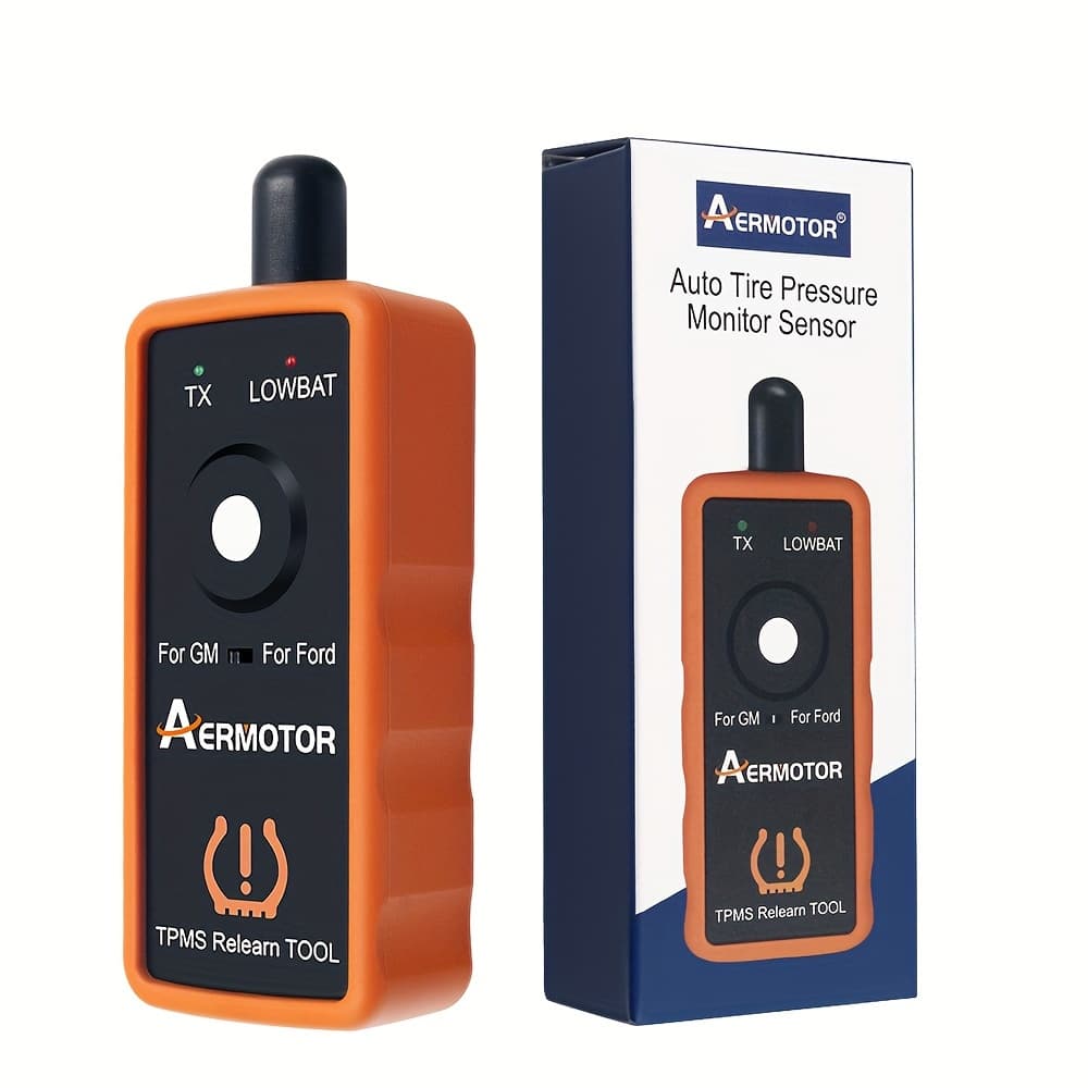 TEMU Aermotor 2 In 1 Plus Super Tpms Tool For Ford For Gm Automotive Tire Pressure Monitor Sensor 315/433 Mhz Reset Tool 2in1 Activation Tool