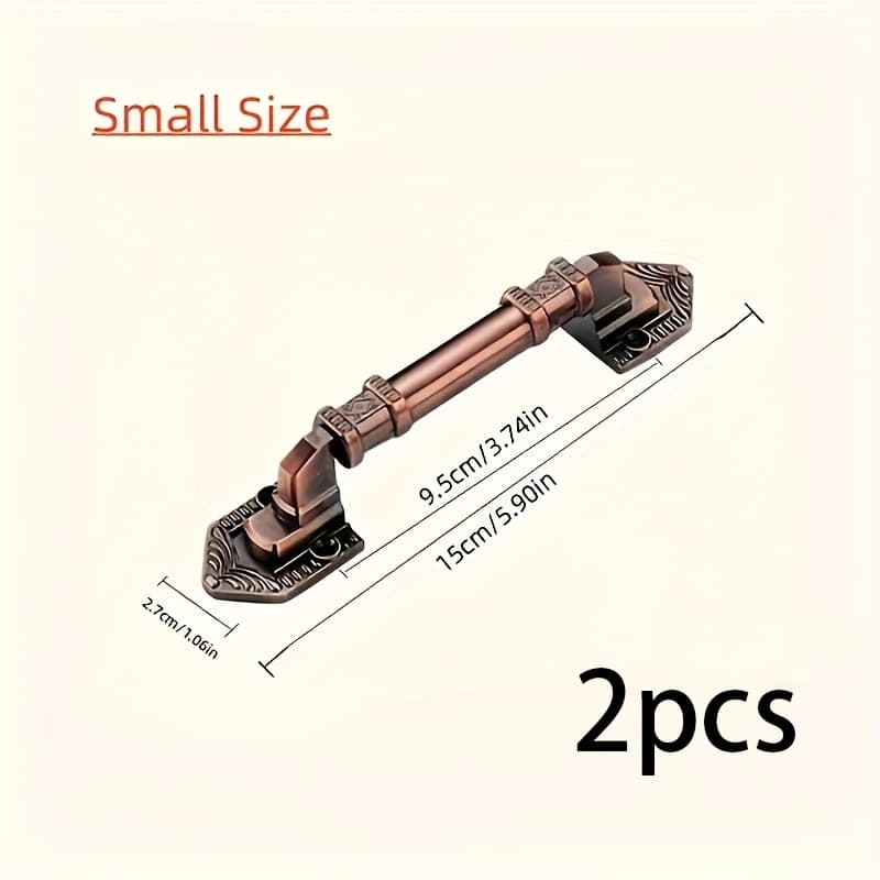 TEMU 2/4pcs -colored Modern Chinese-style Handles, Stylish Pulls For Doors, Cabinets & Drawers
