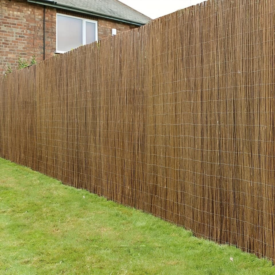 TEMU 1pc 90*300cm Reed Screen Curtain Sunshade Home Patio Blinds Privacy Fence Decor thumbnail 2