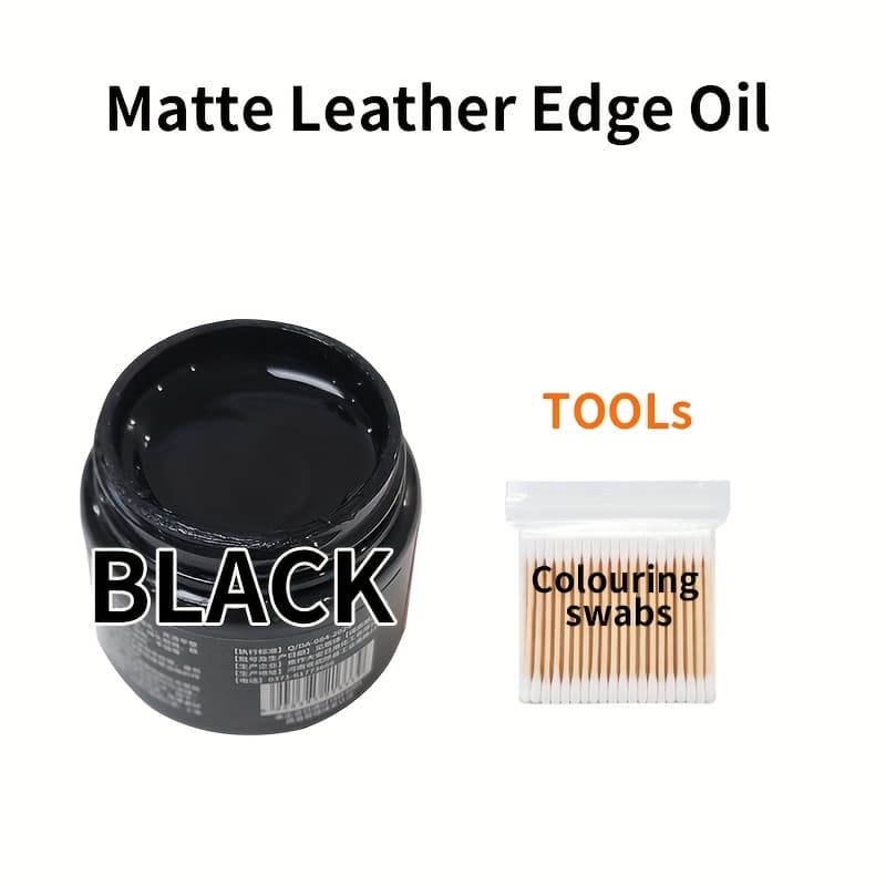 TEMU 30ml Professional Leather Edge Oil Kit - Leather Edge Coloring Agent - Edge Agent - Colored Coating For Leather End Products - Suitable For Bags, Belts, Wallets, Leather Shoulder Straps