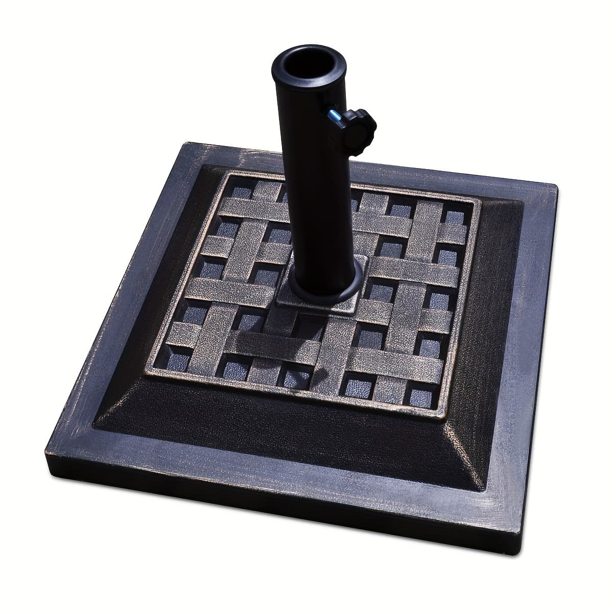 TEMU Costway 17.5" Sturdy Square Umbrella Base For Market And Patio Use