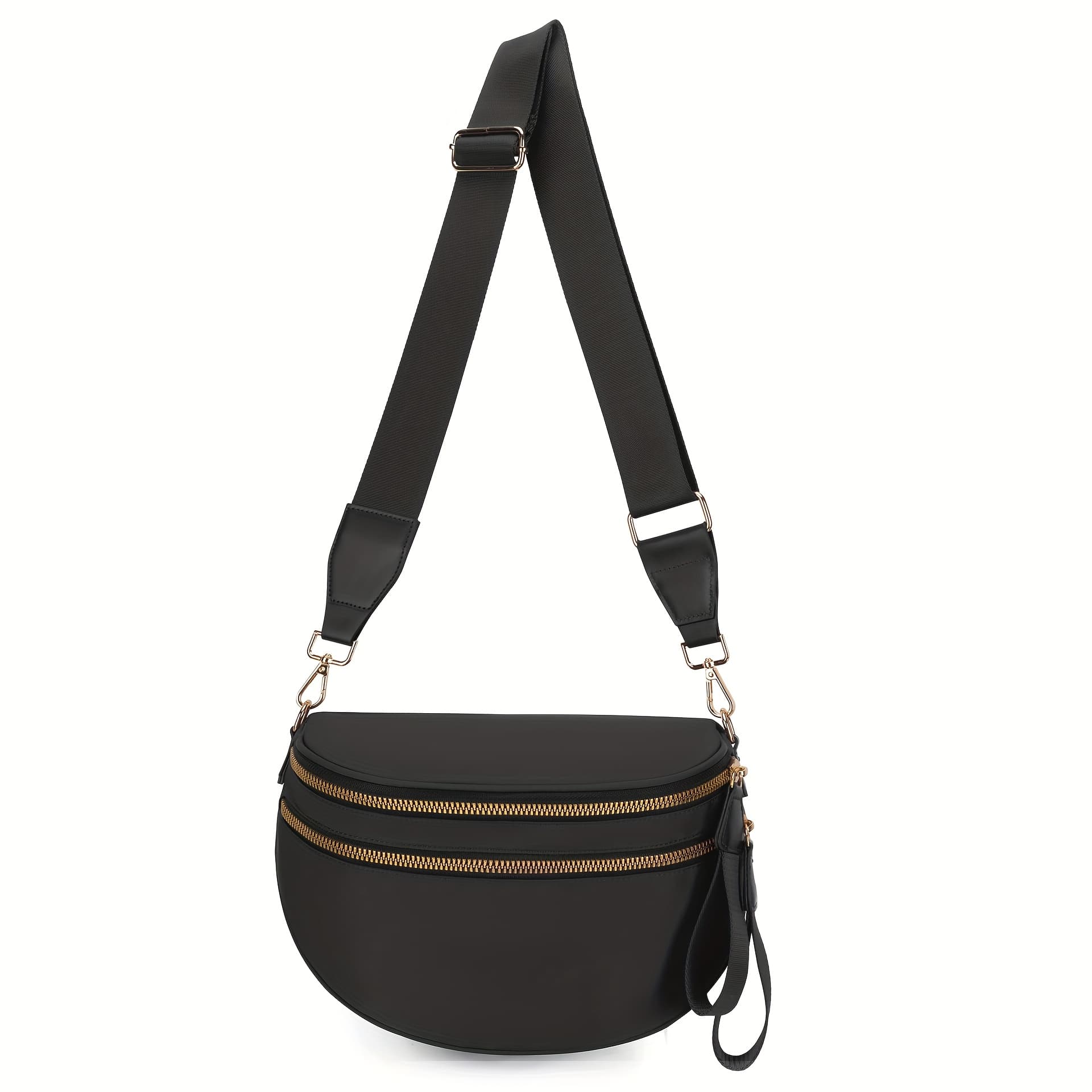 TEMU 1pc Crossbody Bag, Nylon Waist Bag Women's Crossbody Bag, Spacious Shoulder Bag Wallet Waist Bag With Shoulder Strap