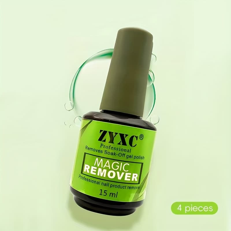 TEMU 15ml Magic Quick Release Nail Remover, To Soak Or Wrap, 2- Quick Removal Of Nail Polish, Nail Polish Remover Suitable For Gel Nail Enhancement, Nail Glue Nail Cleaner