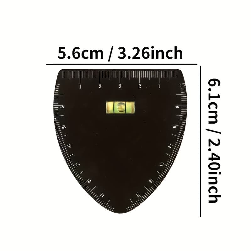 TEMU 1pc Eyebrow Shape Template, Auxiliary Ruler, Reusable Eyebrow Template Tool, Fast And Accurate Styling, Suitable For Home Makeup Positioning Eyebrow Ruler, Eye Makeup Tool Accessories
