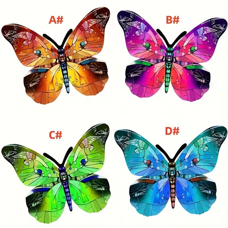TEMU Wall Art Decor - Weatherproof Acrylic Outdoor Garden Decoration, Size 3.46x4.33 Inches, No Electricity Required, Suitable For Home, Courtyard And Event Occasions Decoration, Wall Decoration