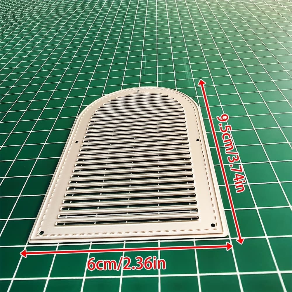 TEMU 1pc Arched Metal Cutting Die, Decoration Embossing Die Cut, Greeting Card Making Template, Suitable For Album Card Making, Handmade Card Tools