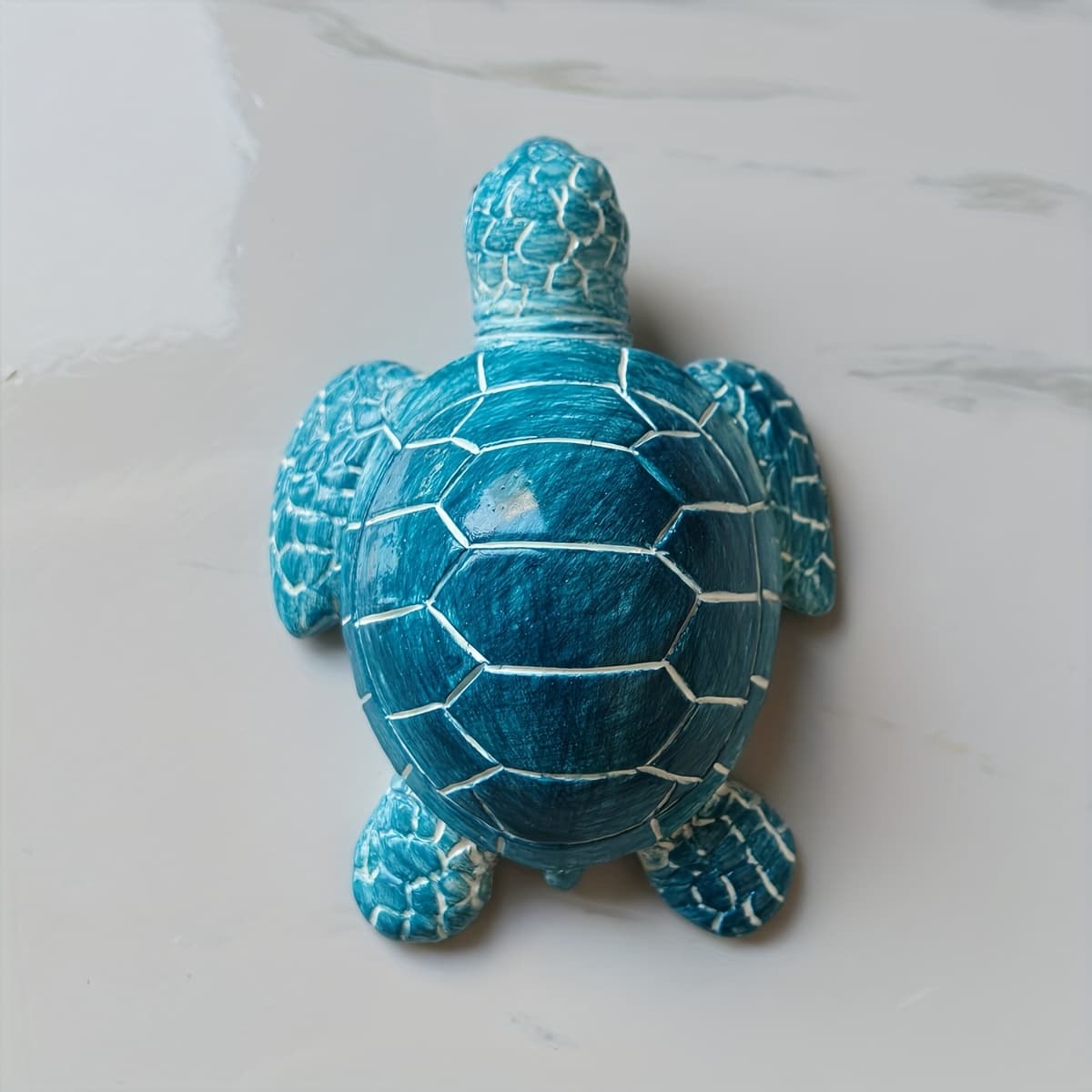 TEMU Decorative Toilet Seal Cover - Turtle Design, Durable Resin Bathroom Accessory, No Tools Installation, Fun Marine-themed Replacement Part For Bathroom Decor