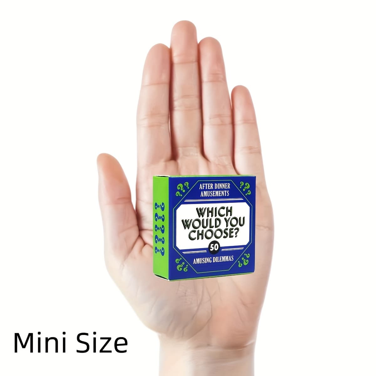 TEMU Which Would ? 50 Interesting Dinner Conversation Cards Game - Board Game For Post-dinner Entertainment, Party Conversation Starter|glossy Finish Card|educational Game, Cute Game