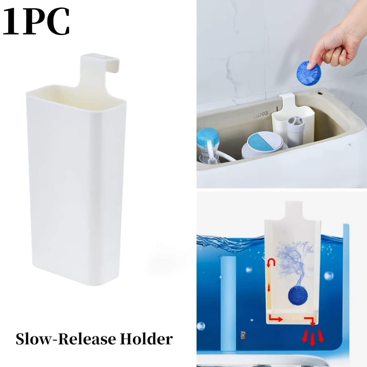 TEMU Toilet Tank Replacement Parts, Solid Toilet Bowl Fragrance Dispenser, Extends Toilet , Easy-to-use Toilet Additions [item No.: Ysk01688/a40pcssckk]
