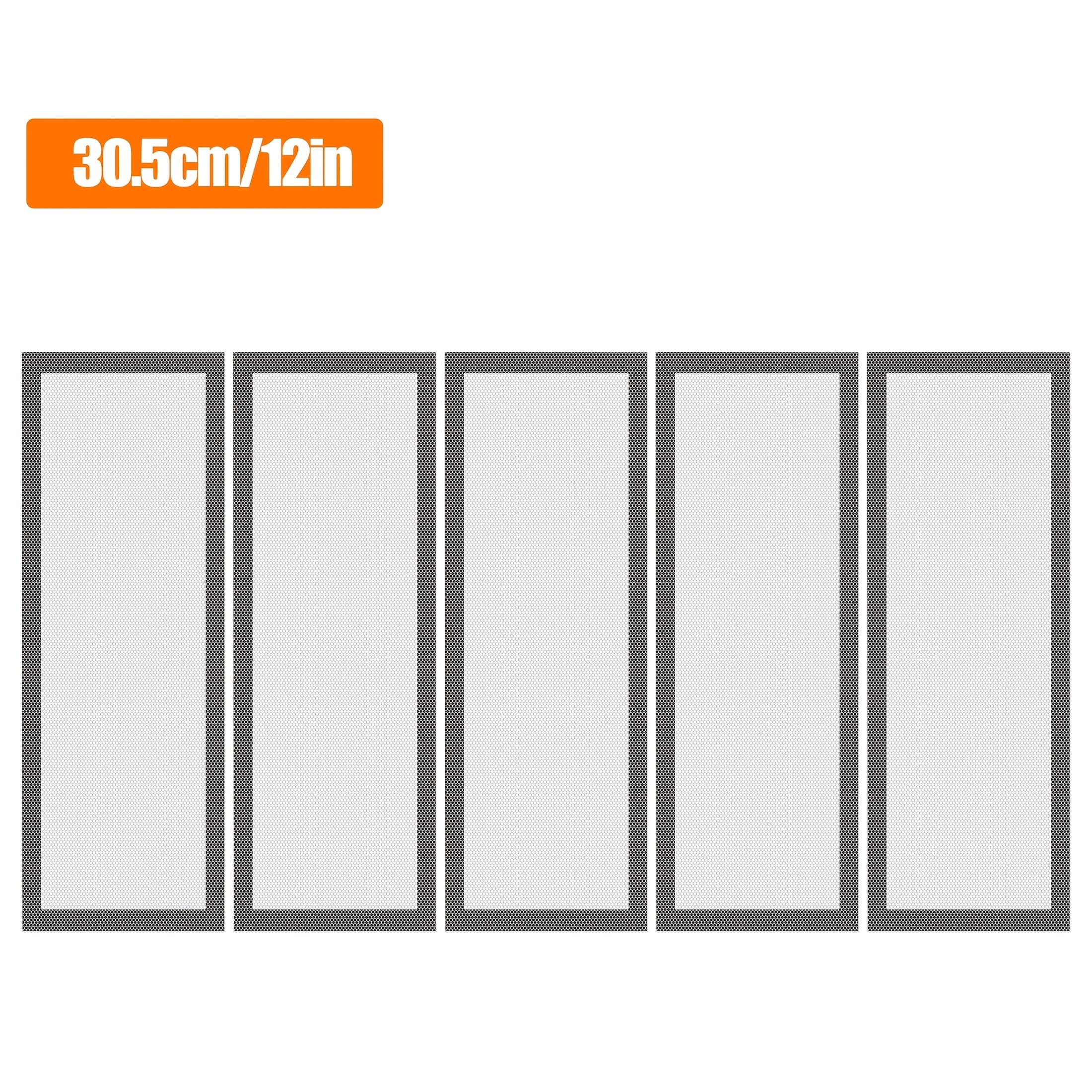 TEMU 5pcs Pvc Home Magnetic Vent Covers, Lightweight Ventilation Mesh For Airflow Improvement And Pest Control, Reusable Hvac Supplies For Floor, Ceiling And Wall