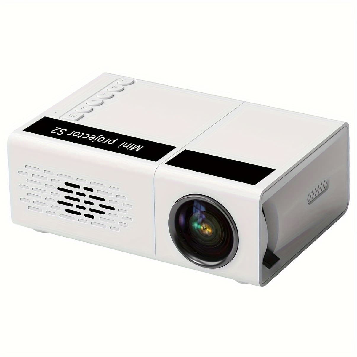 TEMU Professional High-definition Mini Projector Suitable For Home Cinemasand Outdoor Camping, Compatible Hdtv, Usb Sd Andholder, Christmas, Halloween, Thanksgiving Gifts