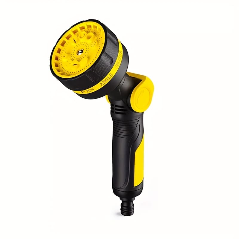 TEMU 10 Spray Patterns Garden Hose High Pressure Nozzle Heavy Duty Sprayer For Watering Plants Lawn Washing Cars Cleaning Showering Pets