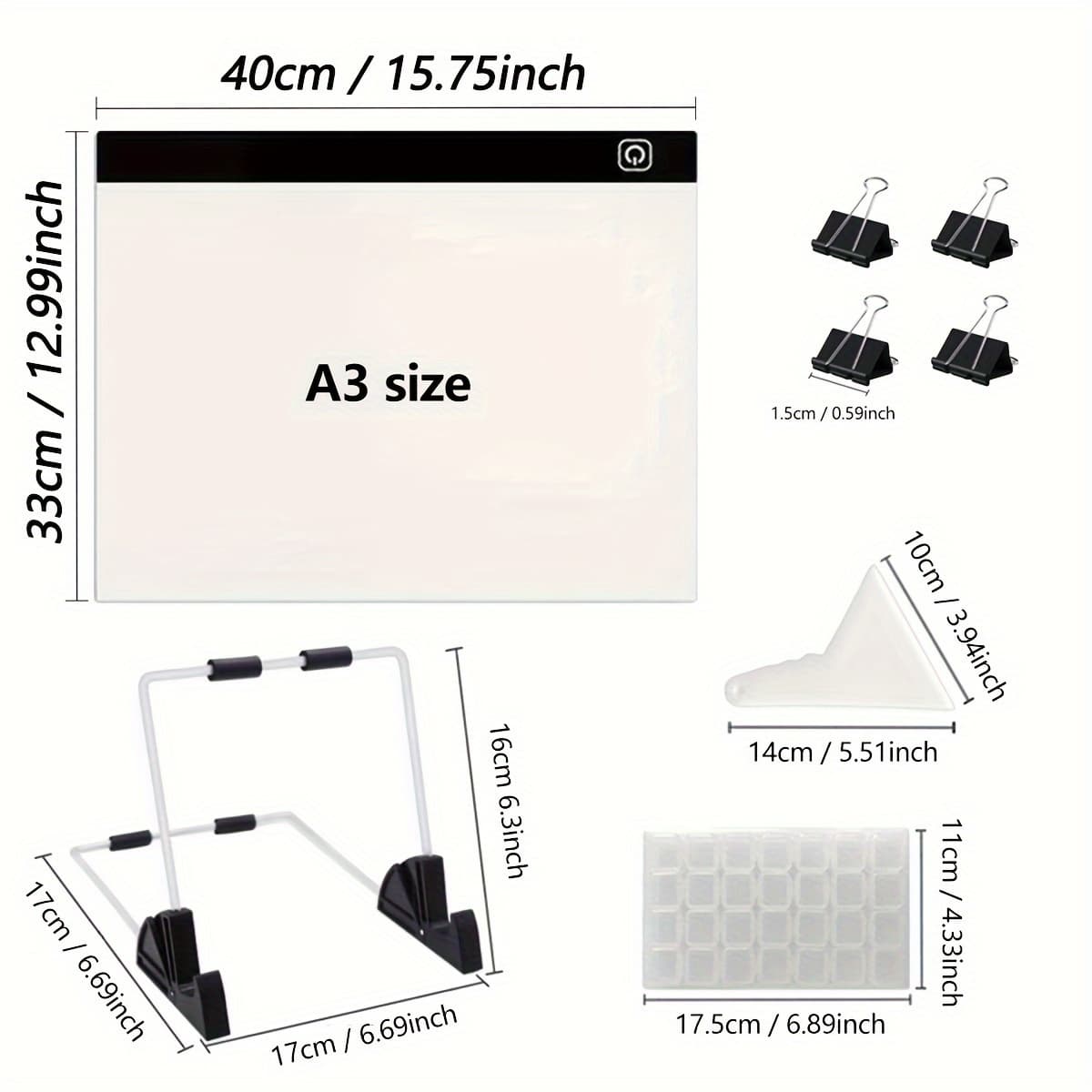 TEMU A2 A3 A4 A5 Led Pad For Usb Kit,