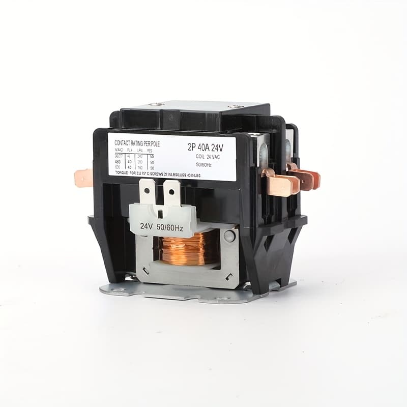 TEMU Cinace 2 Poles Fla 40 Amp Coil 24 Conditioning Condenser Compressor Ac Specific Purpose , Without Battery