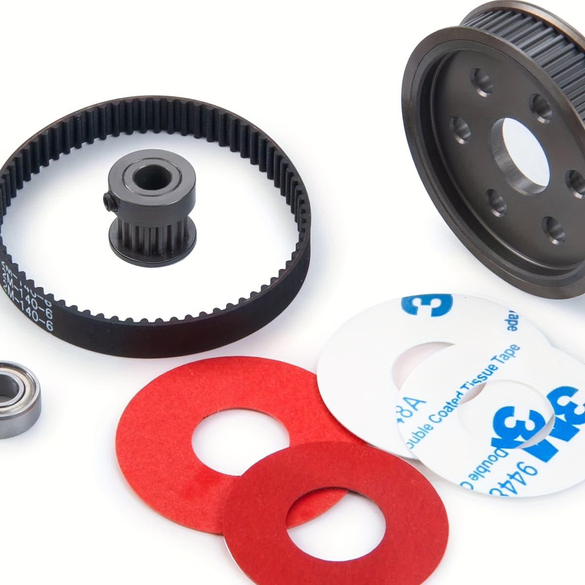 TEMU Rc Vehicle Components Designed For Axial Scx10, Featuring A Conversion Kit For Shafts Of 3.17mm Or 5.0mm To A Belt Transmission System, Suitable As Replacement Parts For 1/10 Scale Rc Crawler