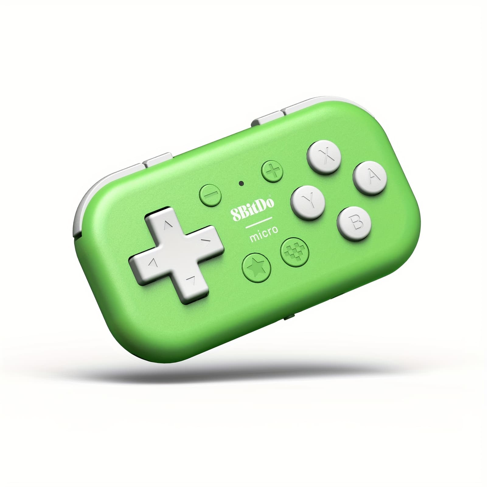 TEMU 8bitdo Micro Bt Gamepad Pocket-sized Mini Controller For Switch, , And , Supports Keyboard Mode (green)