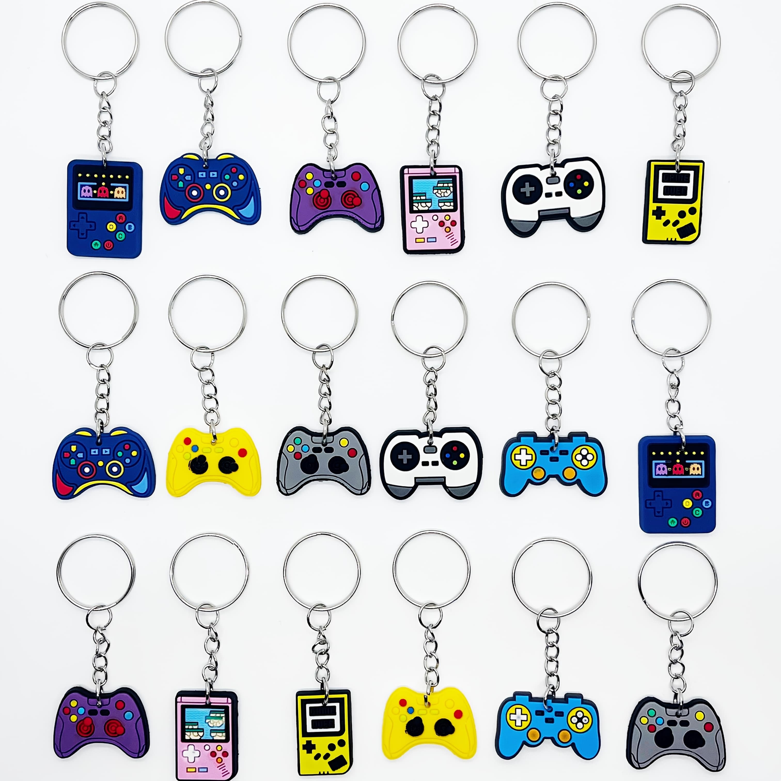 TEMU 18pcs Cute Game Controller Keychain Set, Party Favors And Gifts