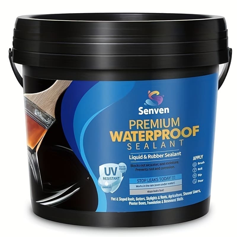 TEMU Professional-grade Waterproof Sealant - 32oz Uv-resistant & Elastic Formula For Roof/concrete/rv/boat Leaks | Crack Filler For Masonry & Vacation Homes Indoor/outdoor Use