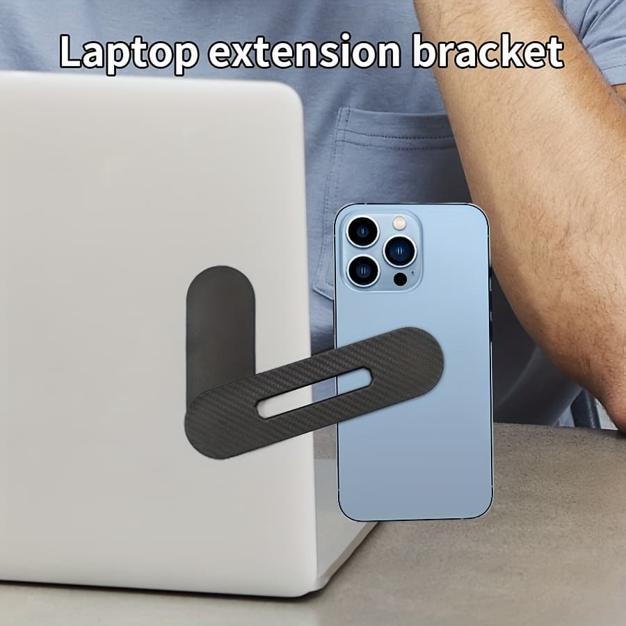 TEMU (comes With 2 Magnetic Tiles) Laptop Magnetic Expansion Bracket For Dual Screen Interactive Use, Office, Suitable For Desktop And Laptop Use