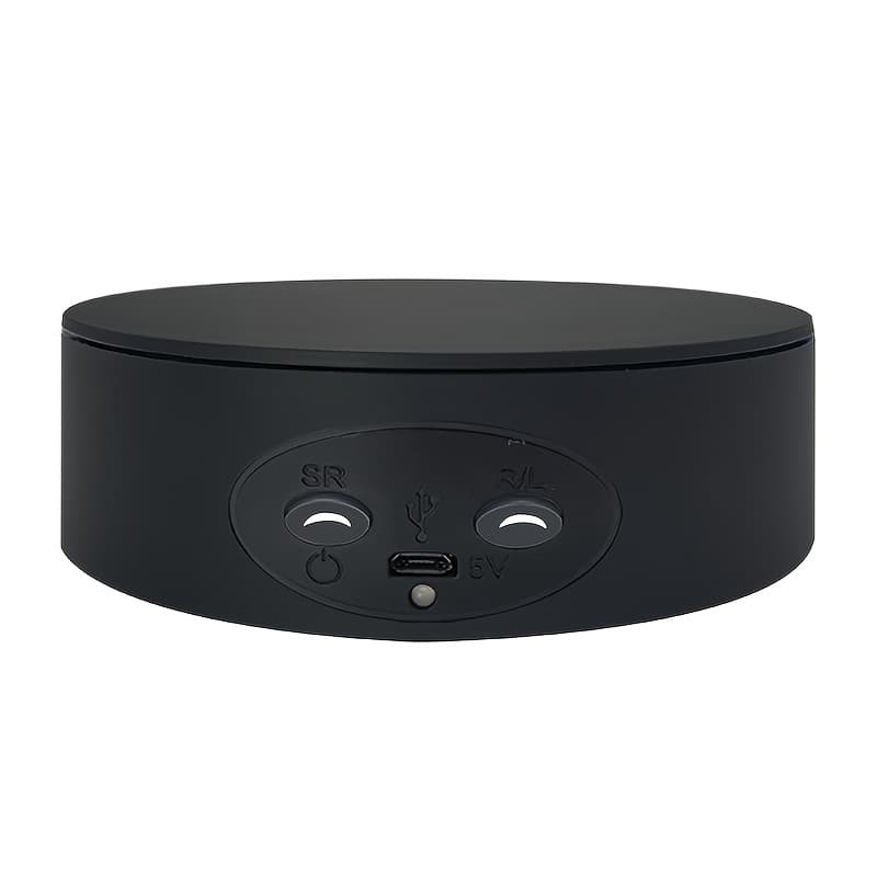 TEMU 360 Degree Rotating Display Stand, 5.1 Inch/ 11lbs Load, 360 Degree Electronic Turntable Display Stand For Photography Products