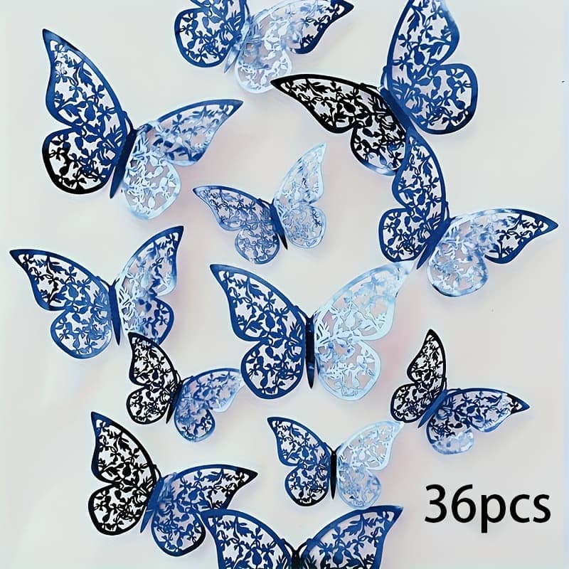TEMU 36pcs 3d Stickers, Elegant Wall Decals, Removable Home Wall Decor, Party Balloon Decorations, Craft Gift