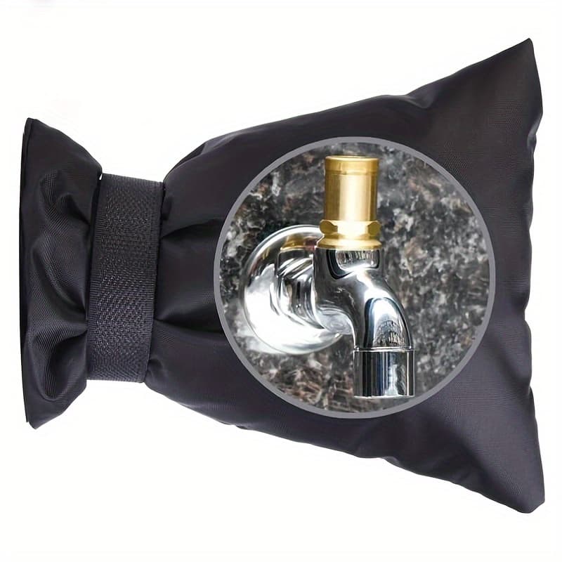 TEMU 1pc Faucet Cover Home Outdoor Winter Daily Raised External Protection Cover Fall And Winter Home
