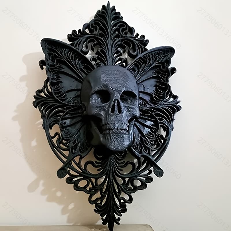 TEMU 1pc 3d Gothic Style Wall Decor, Dark Academia Hanging Ornament, Decoration, Suitable For Bedroom And Living Room Accents