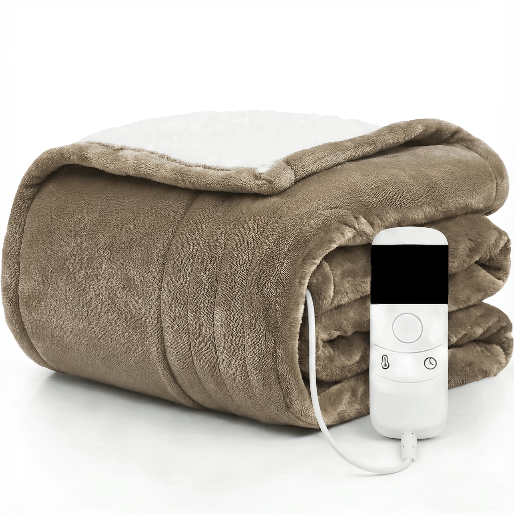 TEMU Electric - Heating Blanket With /2/4/6/ Auto-off 10 Heat Level Heat Blanket Over