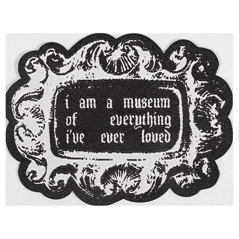 TEMU Single-pack Two-color Museum Everything Hot Melt Adhesive Fabric Patches, Patches, Decoration Accessories