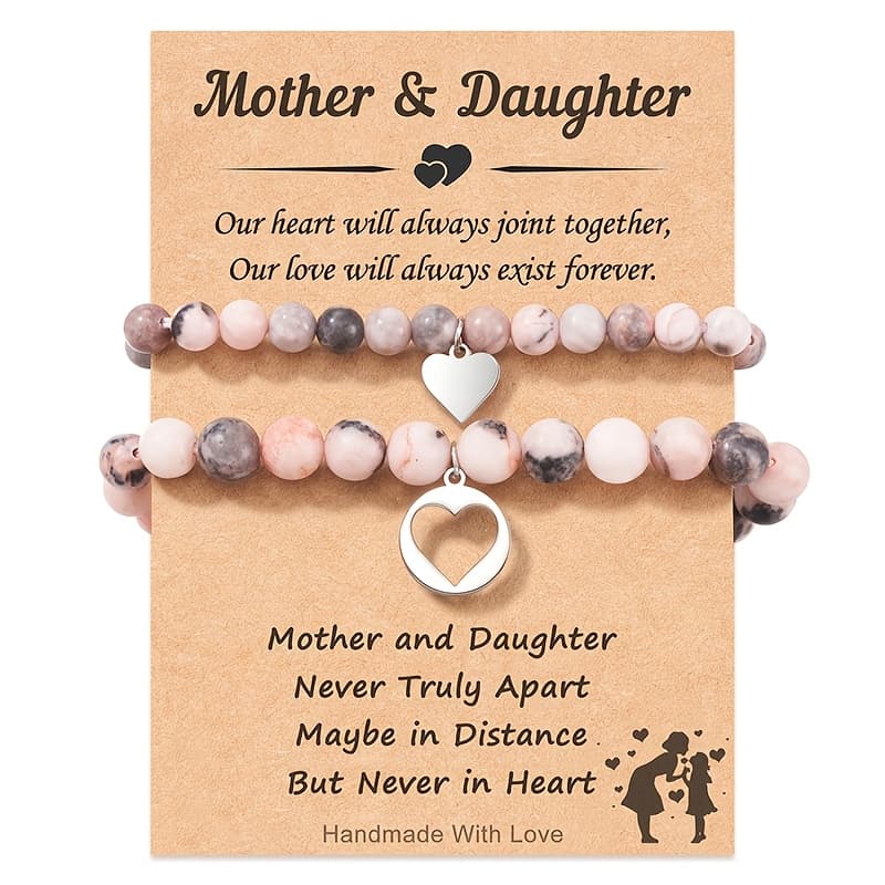 TEMU 2 Mother-daughter Bracelets For Mom And Daughter, Ladies' Bracelets And Bracelets