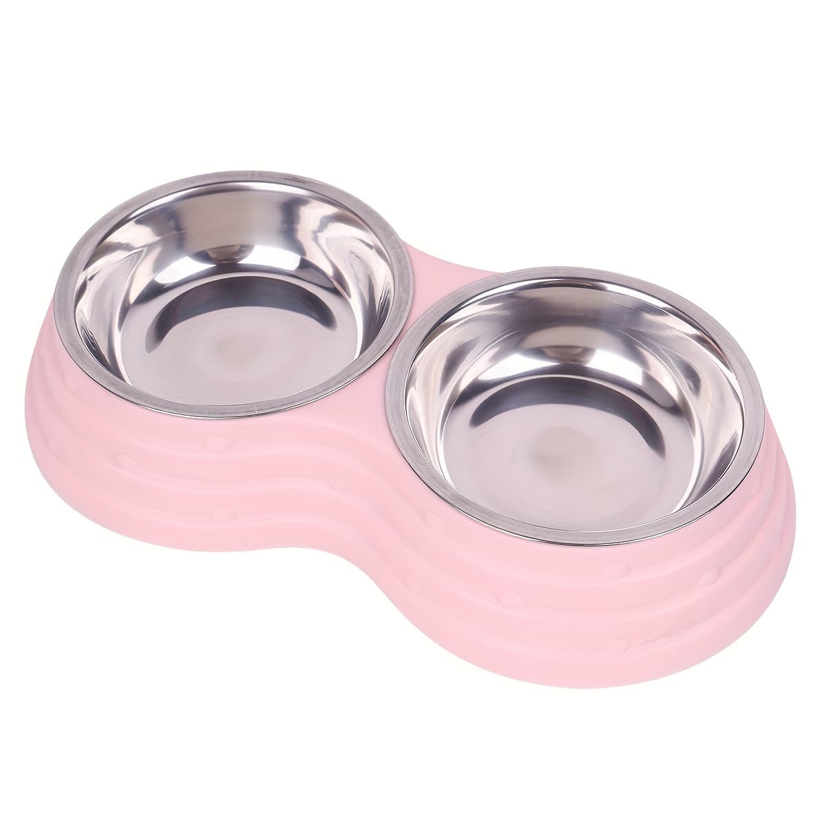 TEMU A Dog Bowl, Cat Bowl, Stainless Steel Pet Bowl, Cat Food Bowl, Water Bowl, Small, Medium, And Large Dog Food Bowl, Pet Double Bowl