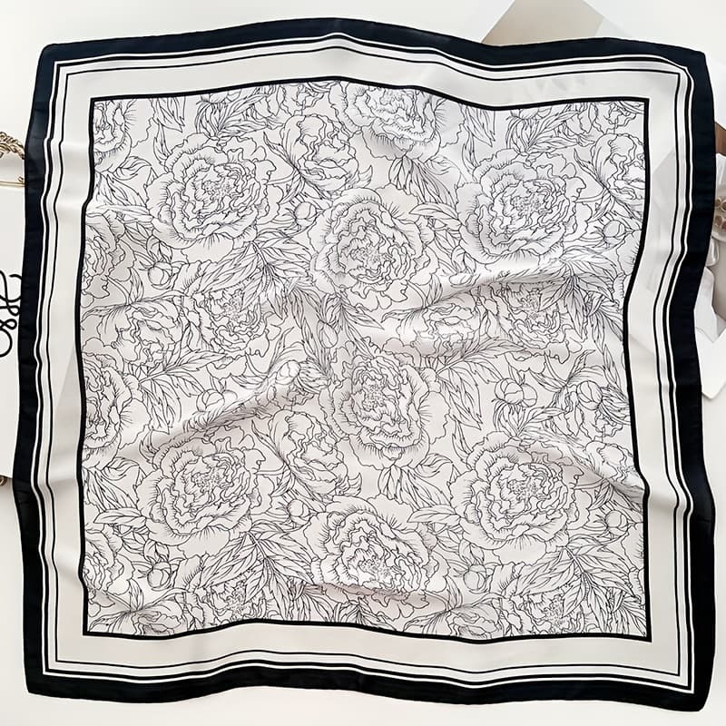 TEMU Spring And Scarf Versatile Small Square Scarf