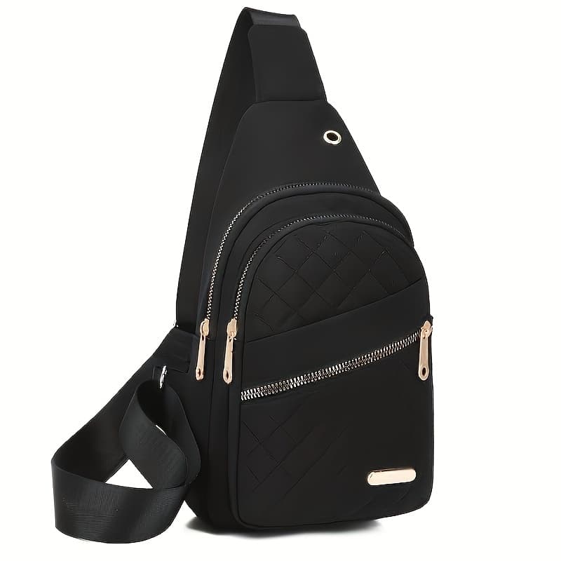 TEMU 2025 New Chest Pack, Ladies' Rucksack, Athletic Crossbody Purse, Shoulder Tote, Everyday Nylon Bag, Small Crossbody Pouch,