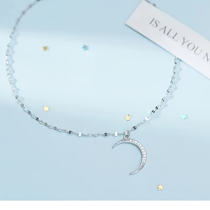 TEMU 1 High-quality S925 Sterling Anklet - Unique Minimalist Cool-style Foot Jewelry For Women, Perfect For Beach Vacations, Casual Attire, And Holiday Gifting.