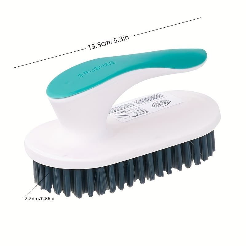 TEMU 1pc Laundry Brush & Shoe Brush, Deep Clean & Stain Removal, Multi-use, Durable, Ergonomic, Home/travel, , Fabric Safe, Daily Use, Long-lasting, Versatile,