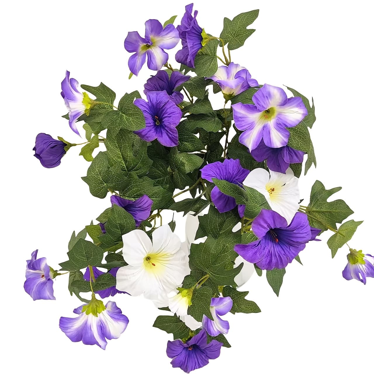 TEMU Artificial Flowers Uv Resistant Fake Plants Outdoor Decor Real Touch For Porch Patio Garden Fence Spring Window Box Decoration