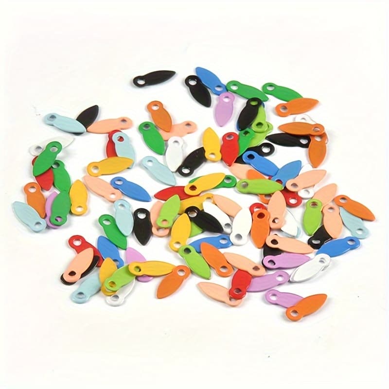 TEMU 100pcs Diy Rotating Pointed Photo Frame Hooks, 1.65x0.65cm - Ideal For Picture Backing Plates & Films, Craft Decoration Accessories